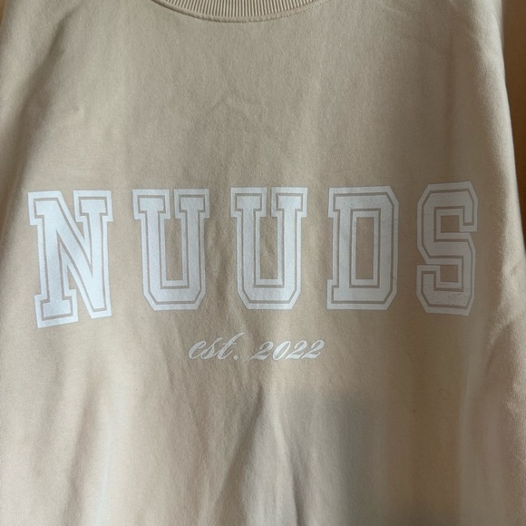 Nuuds Exclusive Birthday Crewneck Oversized Sweatshirt size 3X - Picture 3 of 6
